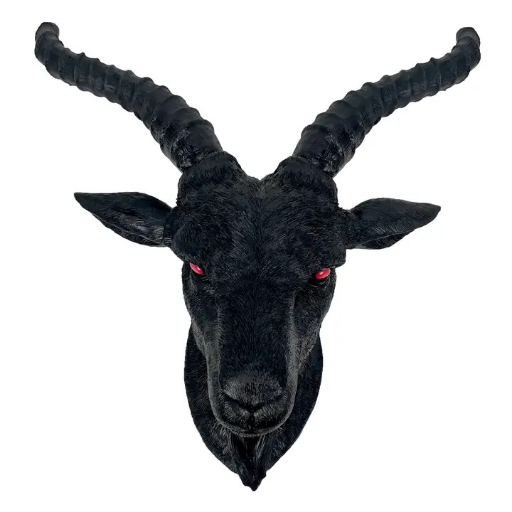 Baphomet Bust Wall Hanging