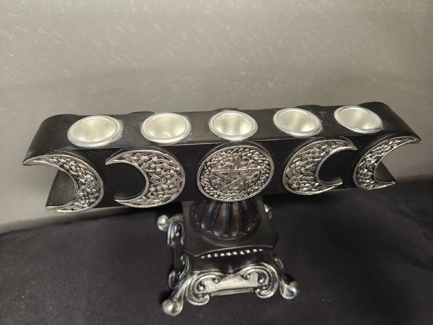 Triple Moon Candle Holder