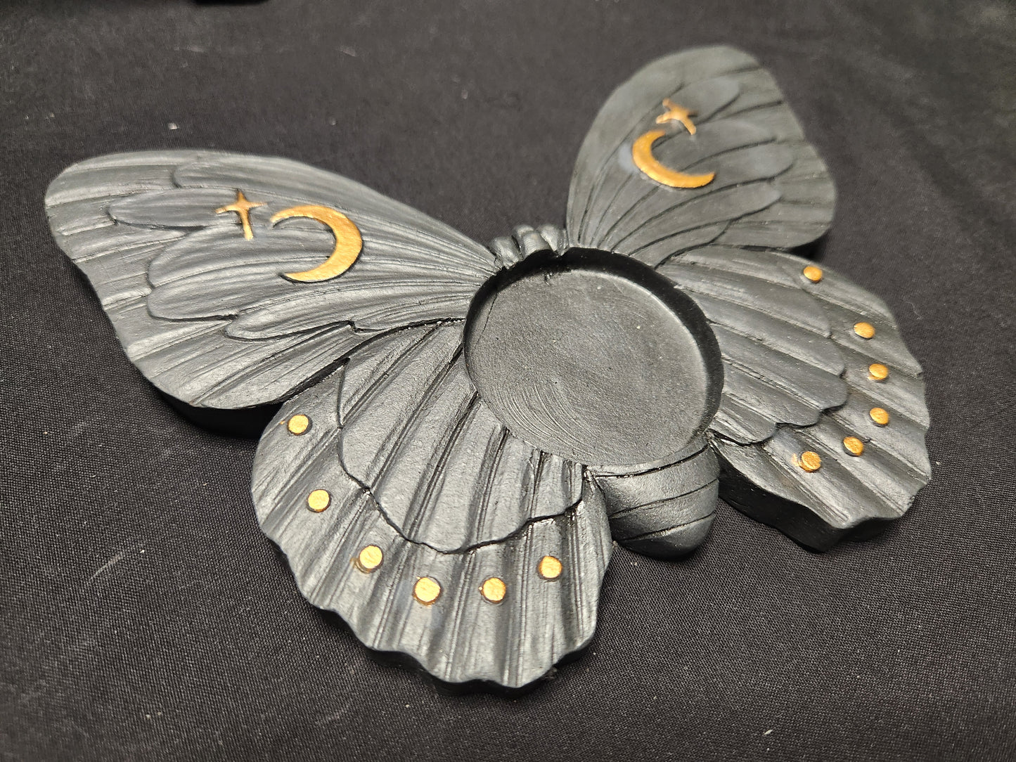 Lunar Moth Tealight Candle Holder