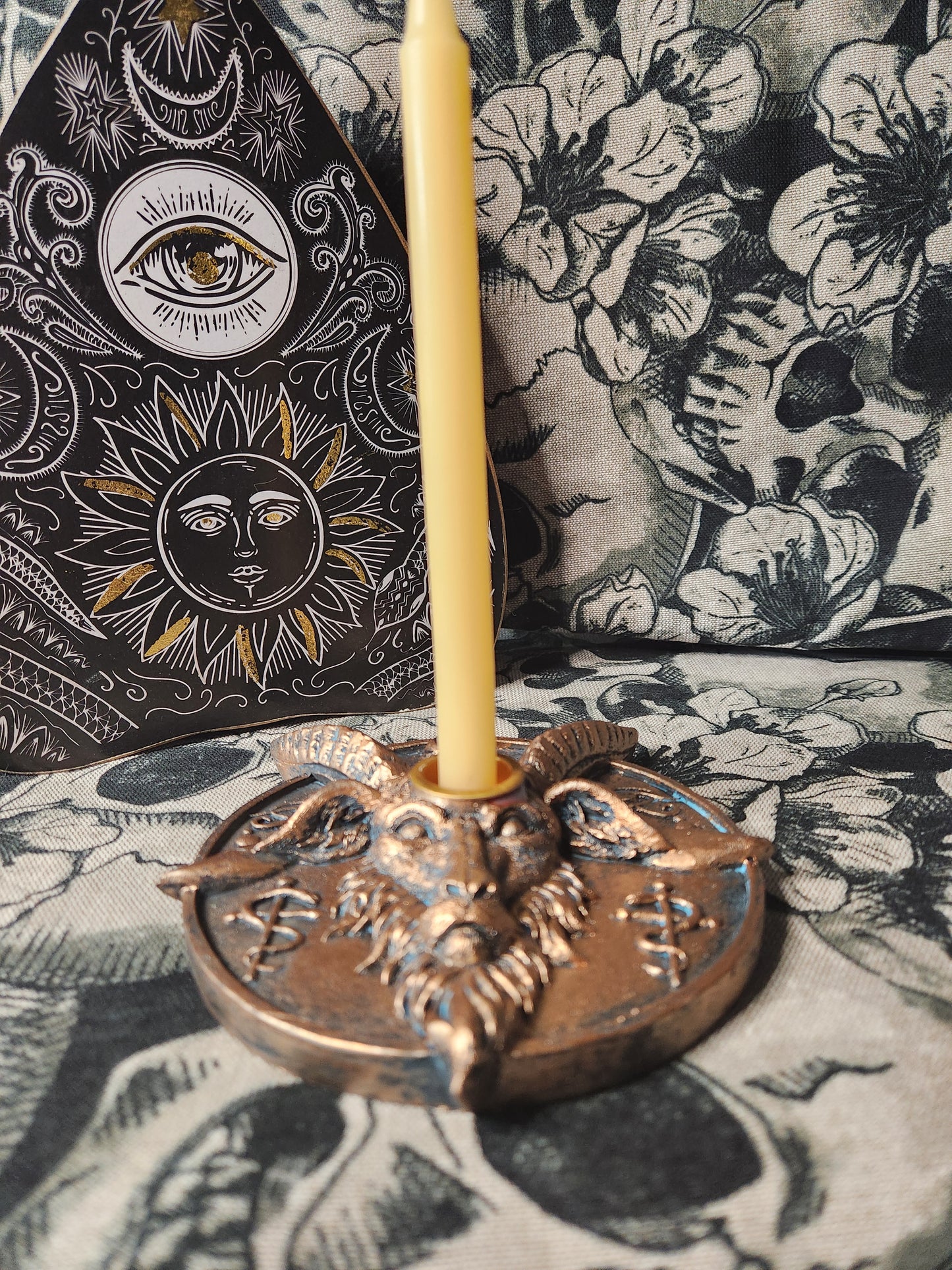 Baphomet Incense Burner & Candle Holder
