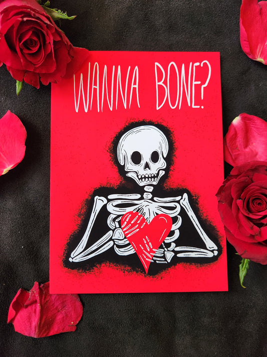 Valentine's Card - Skeleton