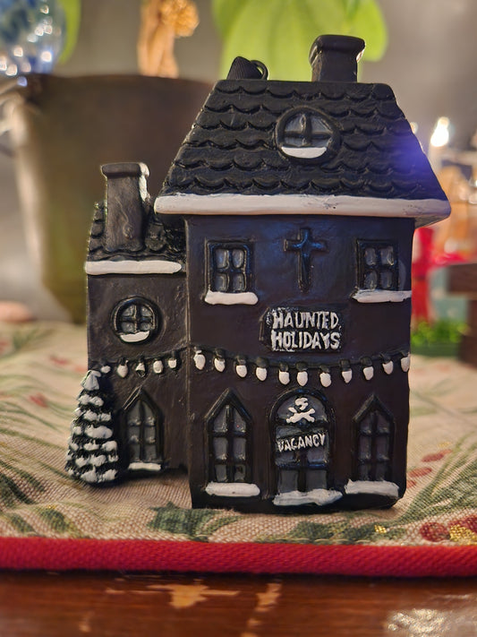 Haunted Holiday House Incense Burner