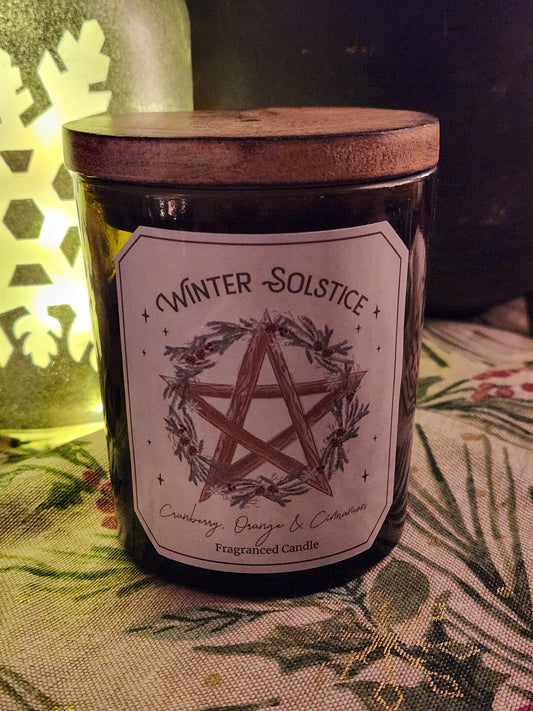 Cranberry, Orange & Cinnamon Winter Solstice Candle