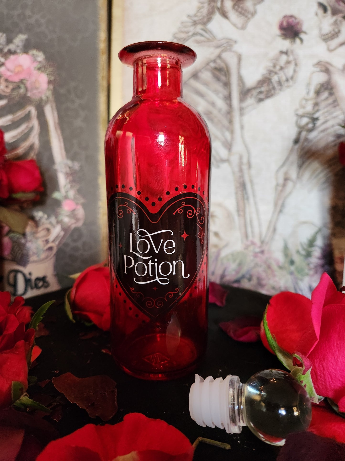 Love Potion Glass Bottle