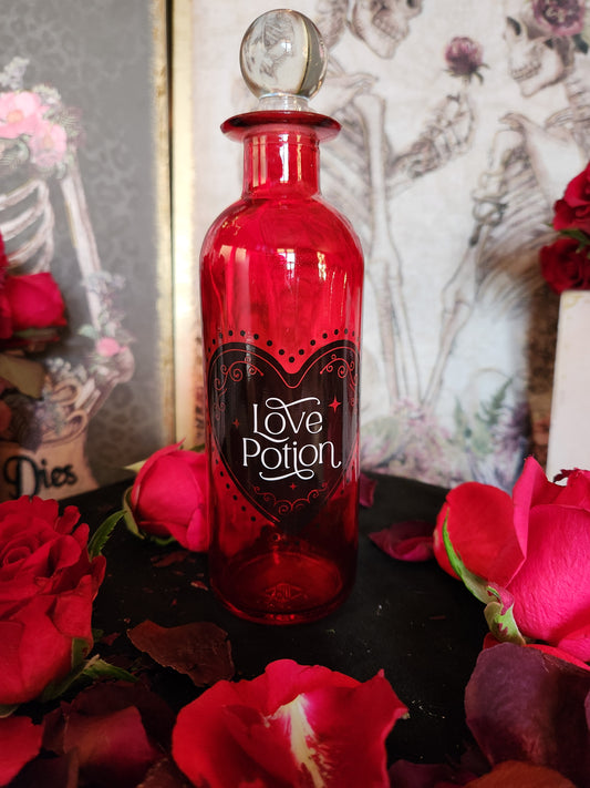 Love Potion Glass Bottle