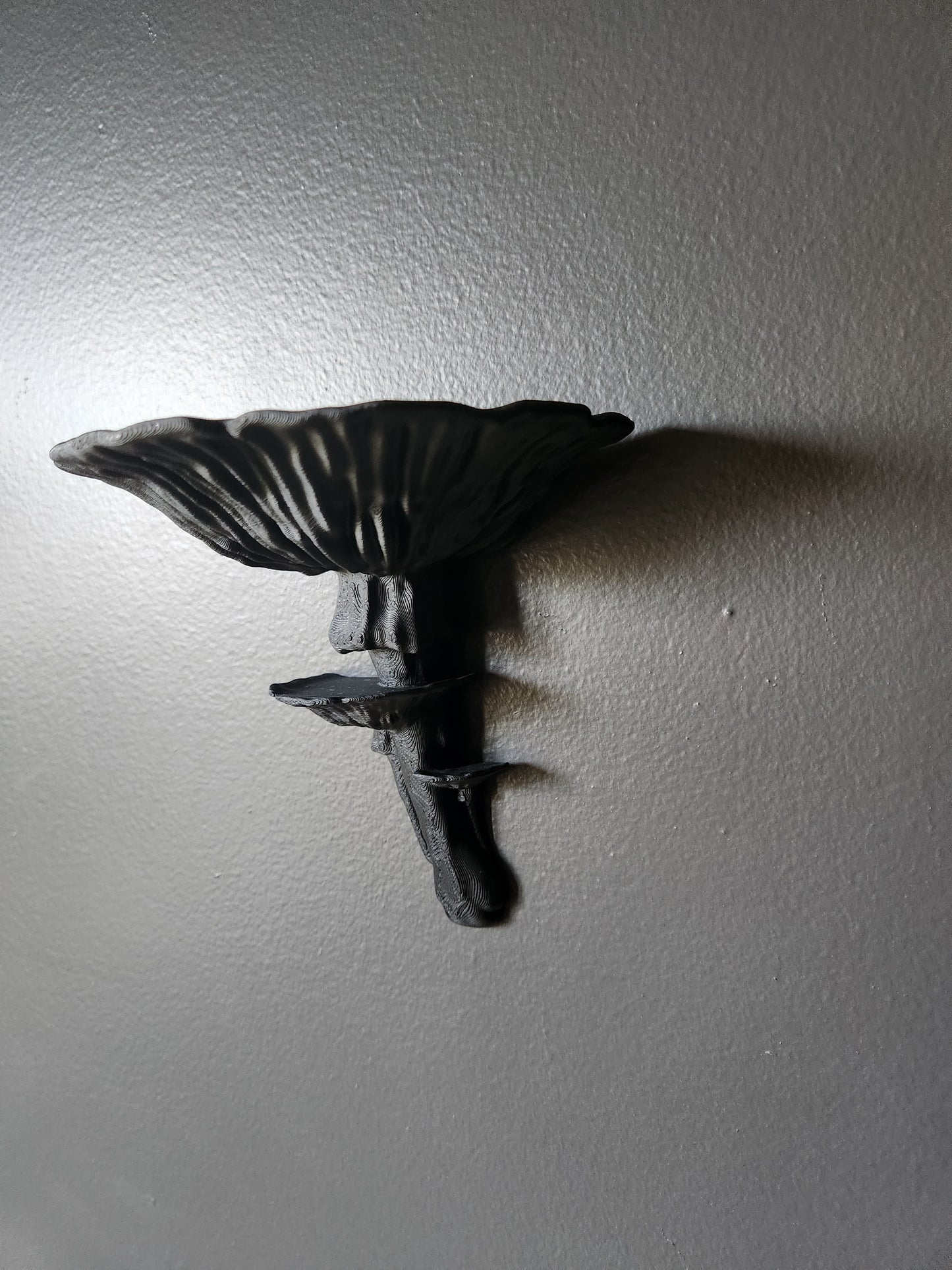 Mushroom Floating Shelf (Black)