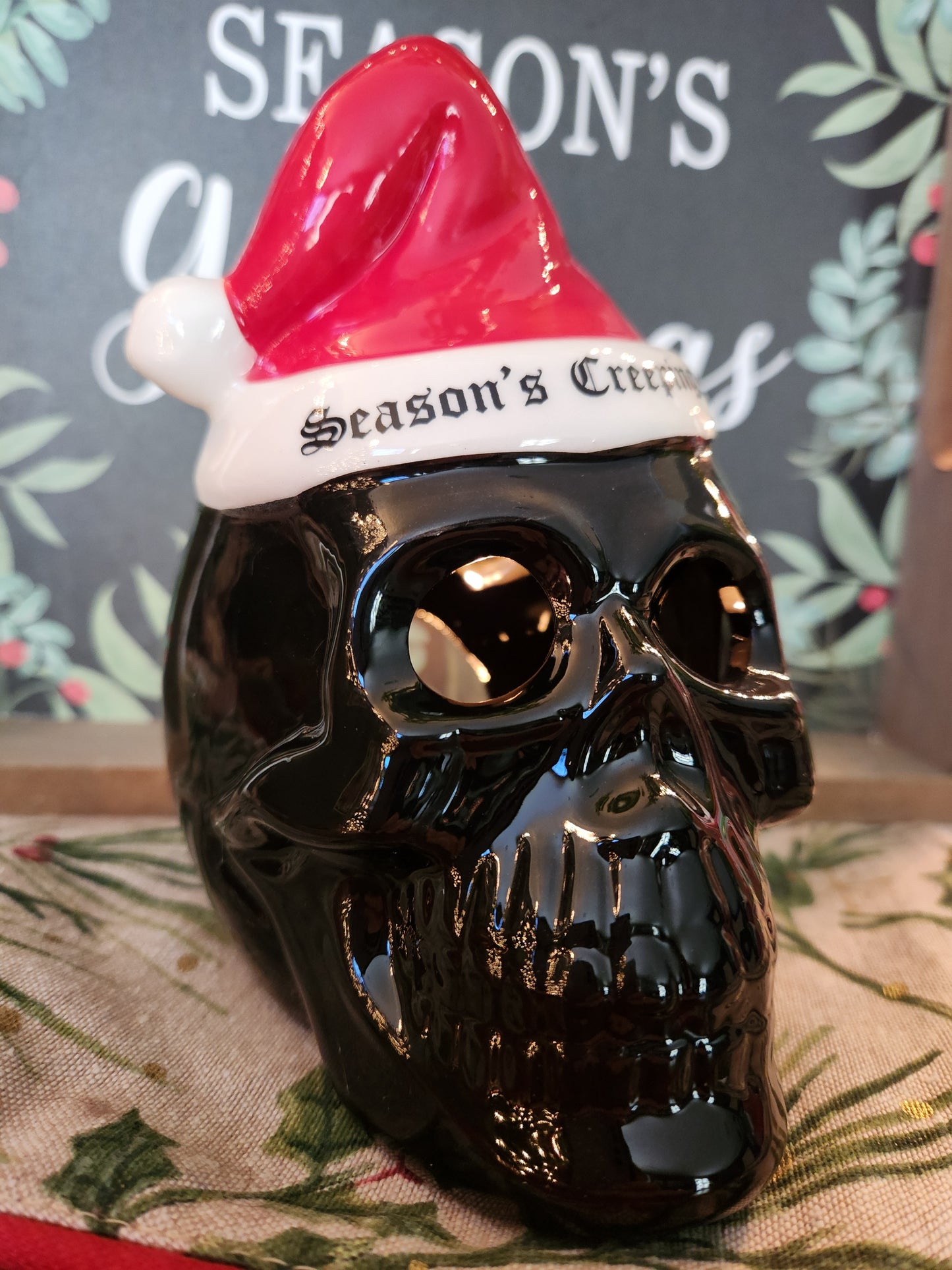 Season's Creepings Gothic Tealight Holder