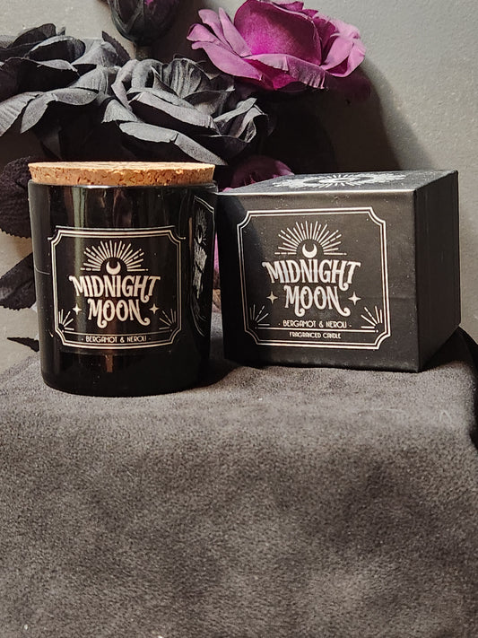 Midnight Ritual Gothic Candle - Midnight Moon