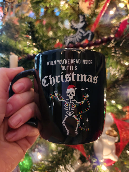 Dead Inside Christmas Mug