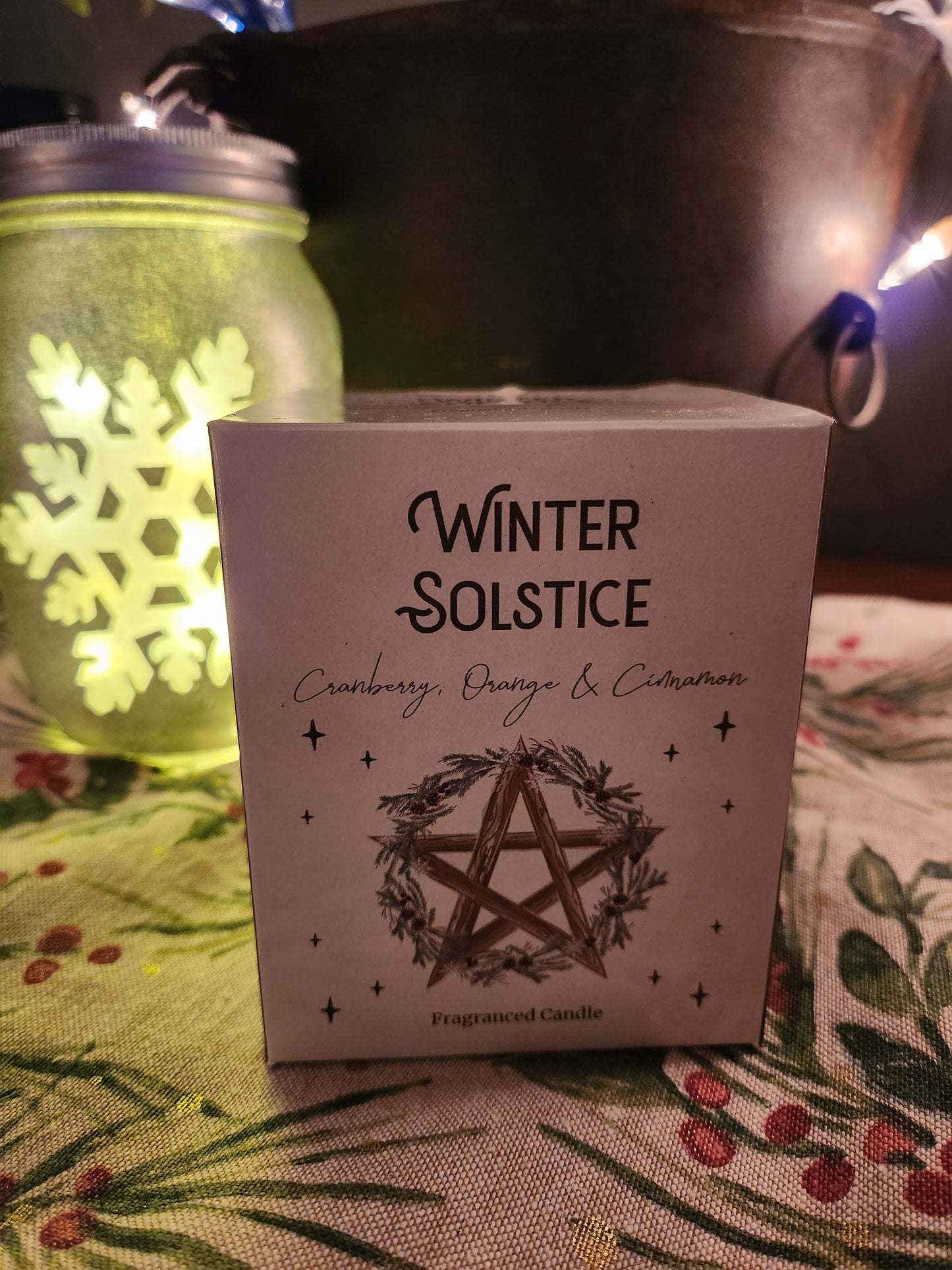 Cranberry, Orange & Cinnamon Winter Solstice Candle