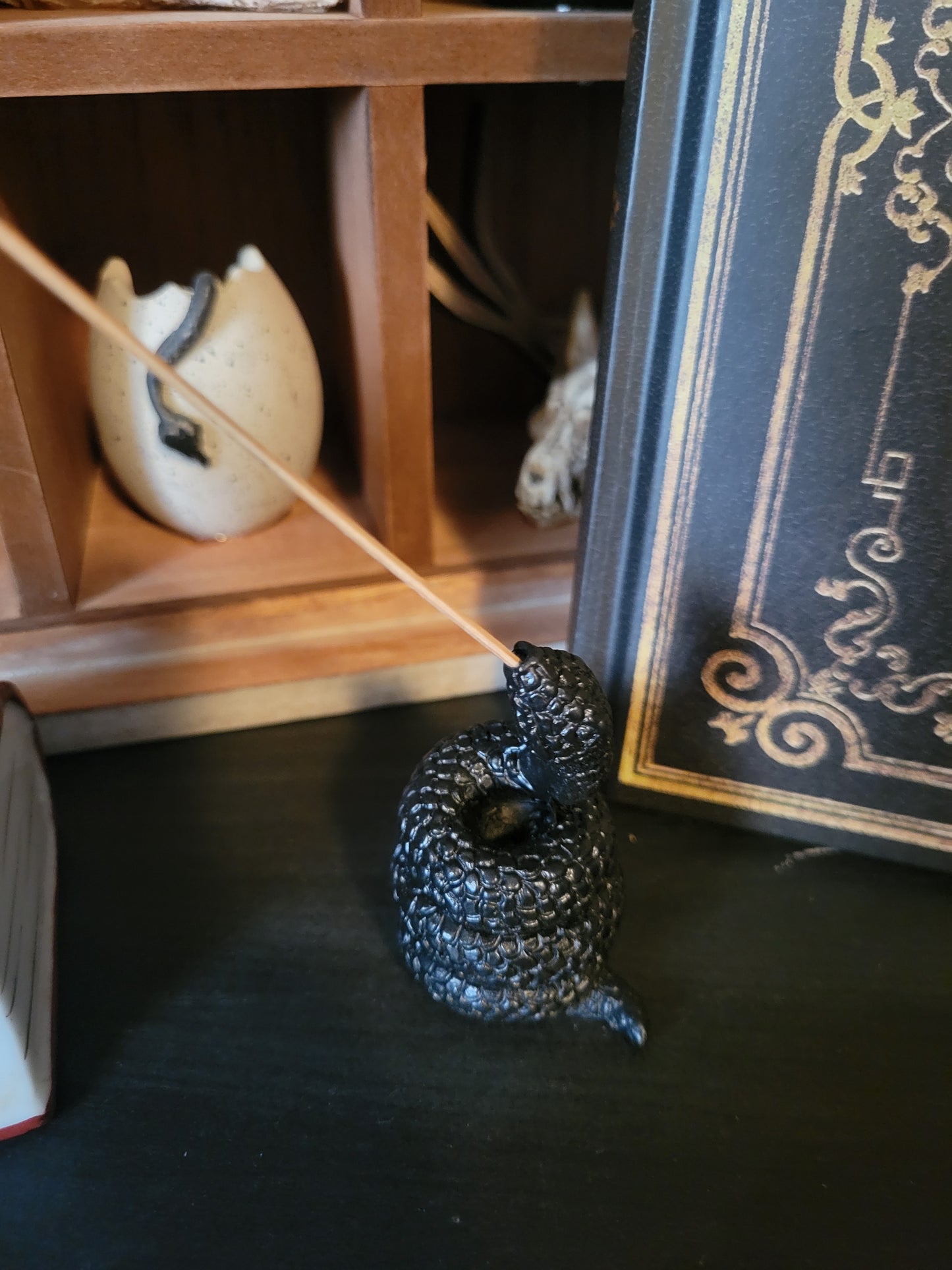 Black Snake Incense Stick Holder