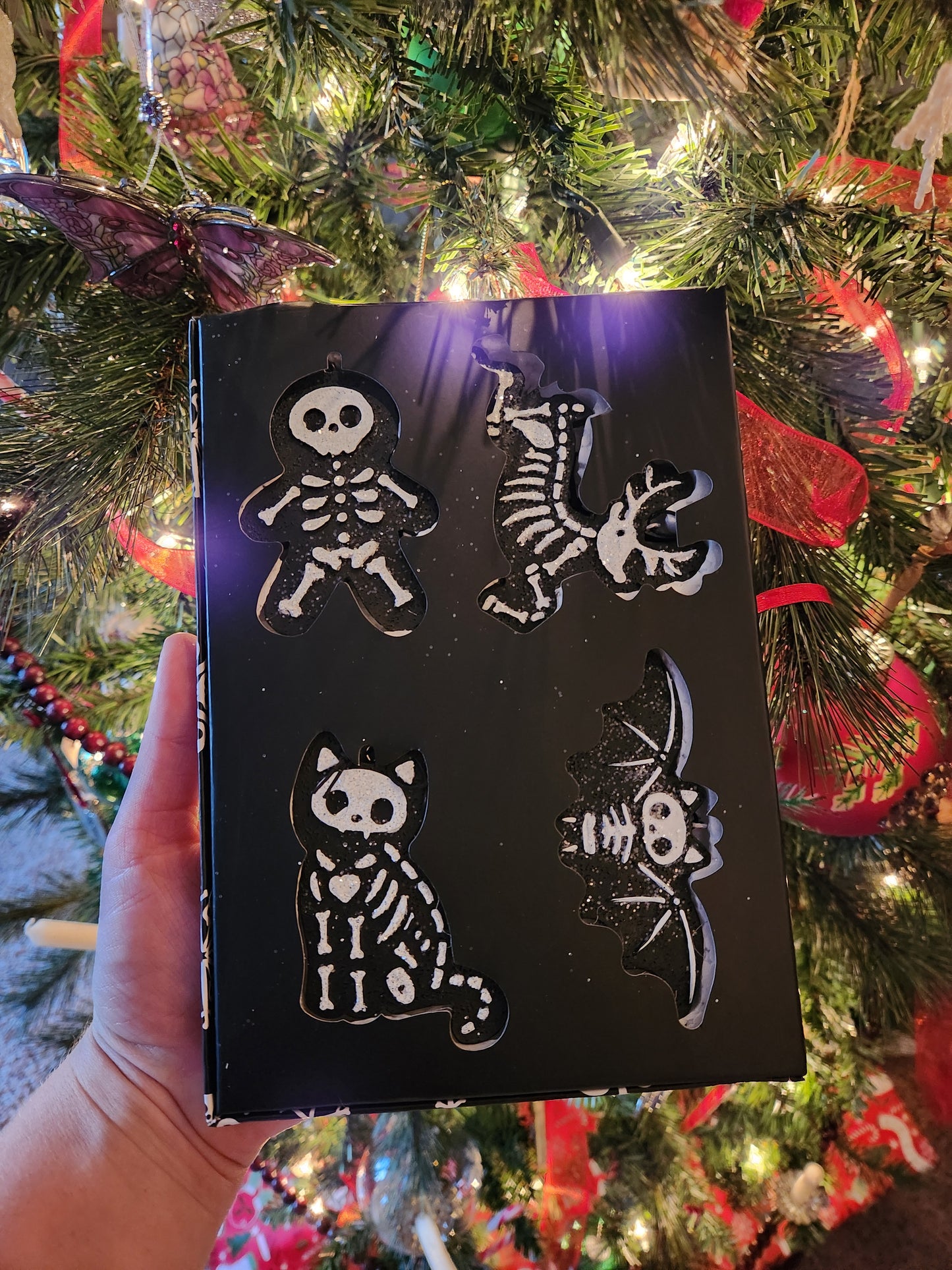 Holiday 'Gingerdead' Ornaments (Black)