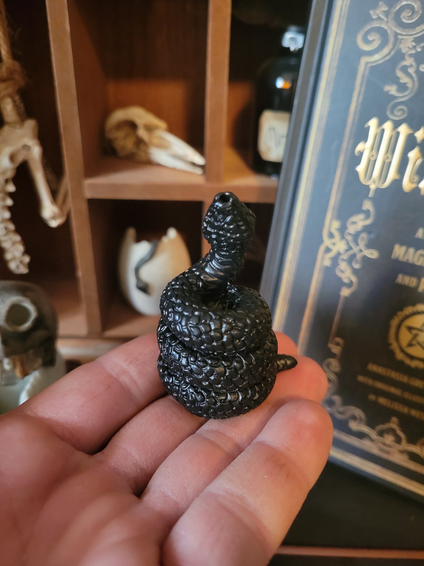 Black Snake Incense Stick Holder