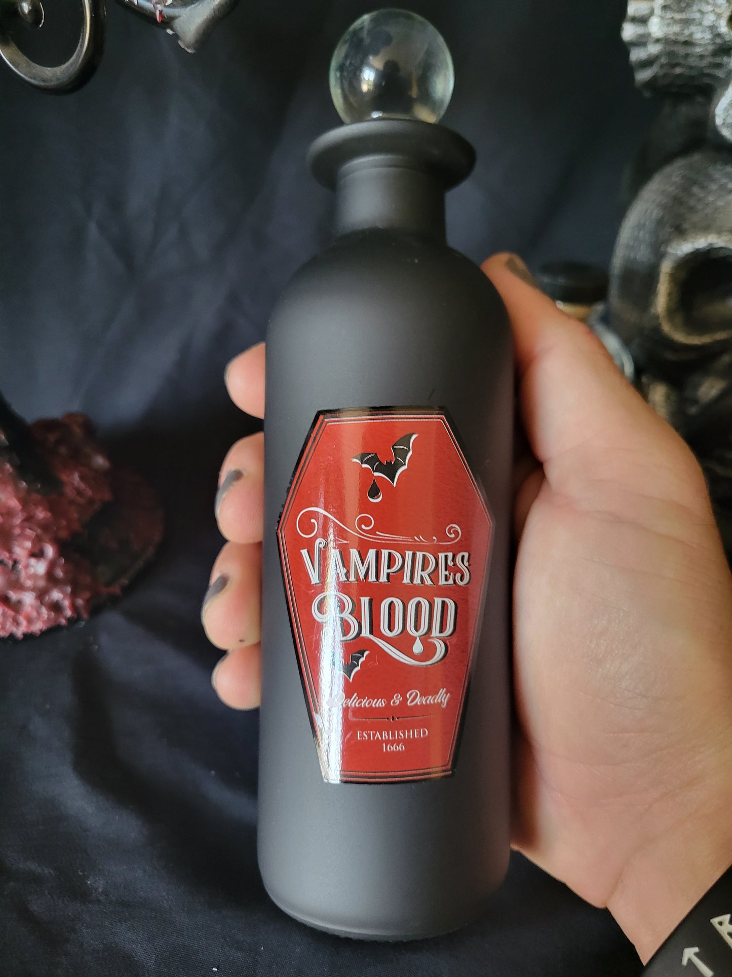 Decorative Vampire Blood Bottle