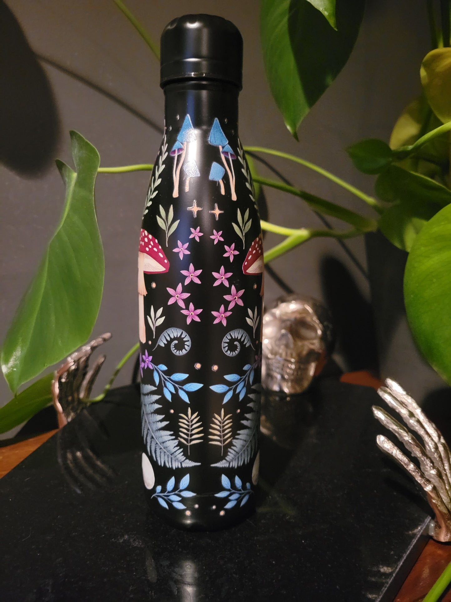 Dark Forest Metal Water Bottle