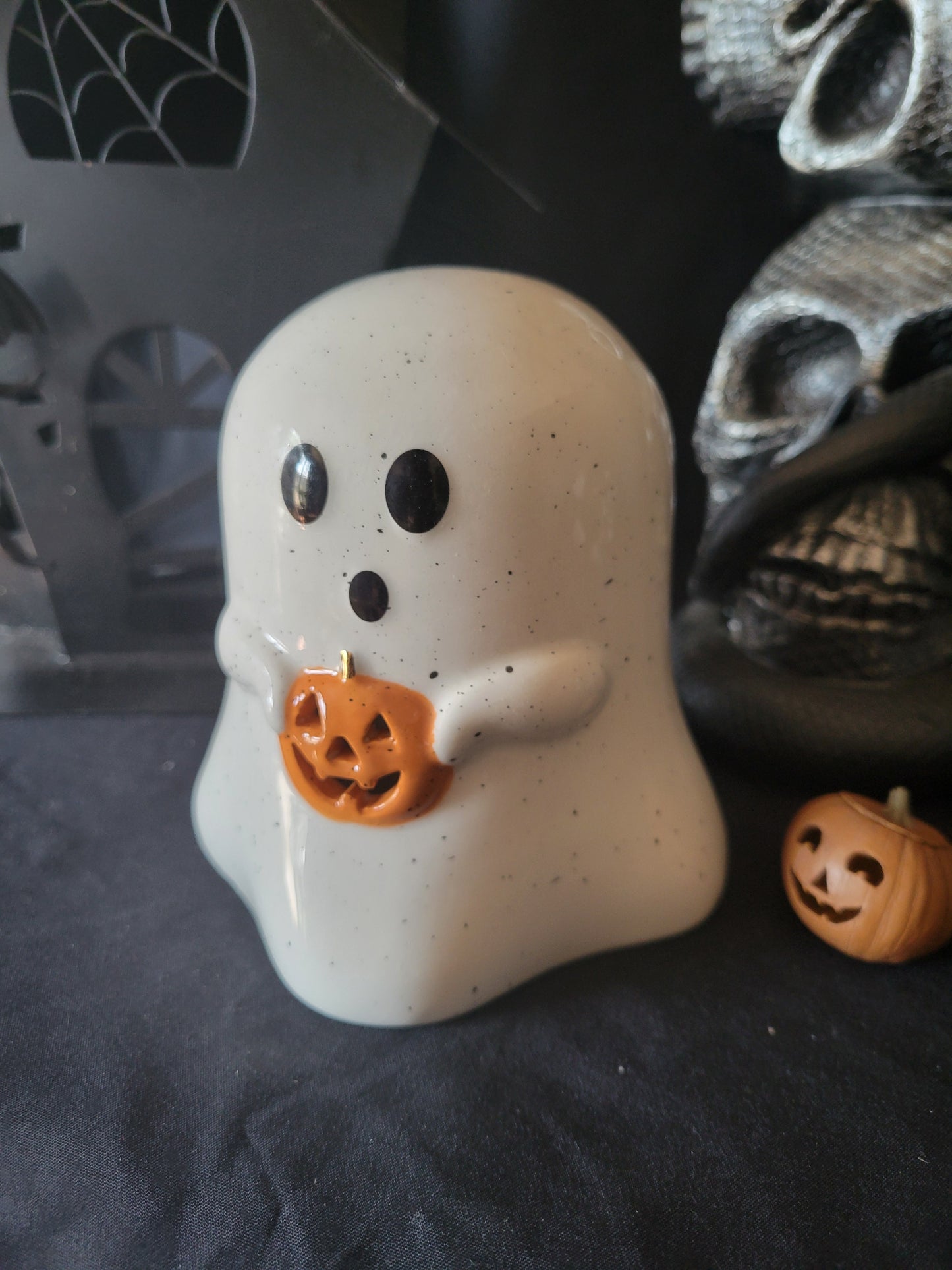 Ghost Tealight Candle Holder