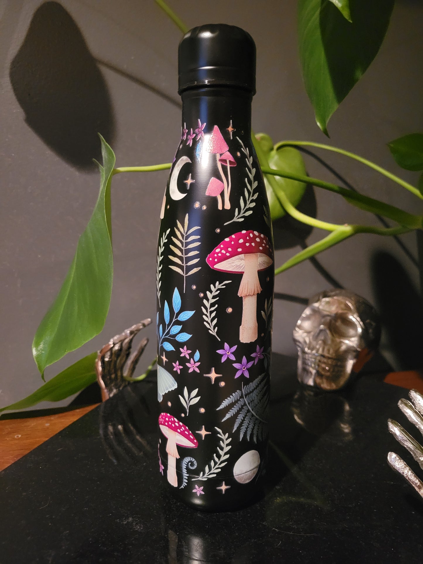 Dark Forest Metal Water Bottle