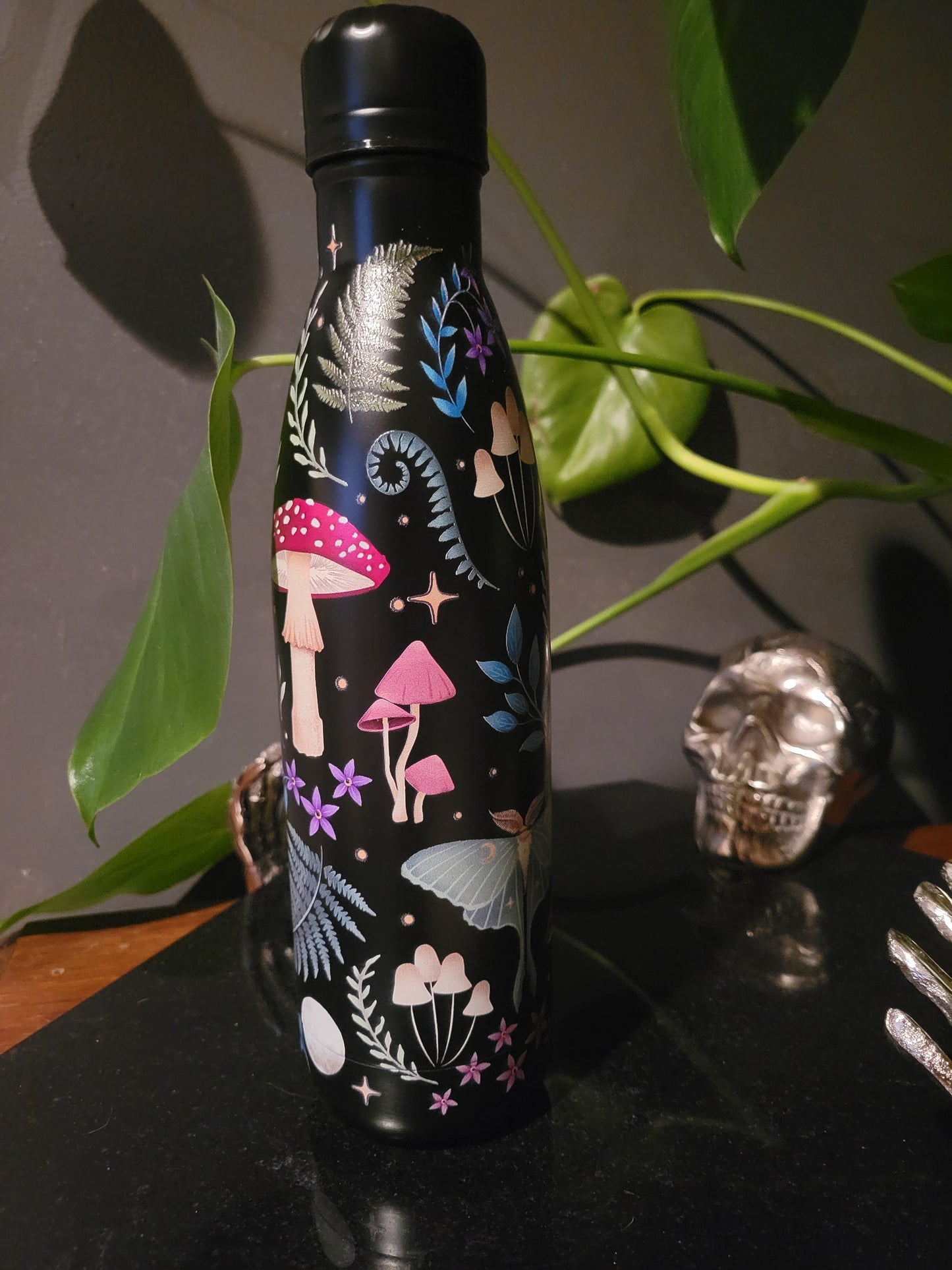 Dark Forest Metal Water Bottle