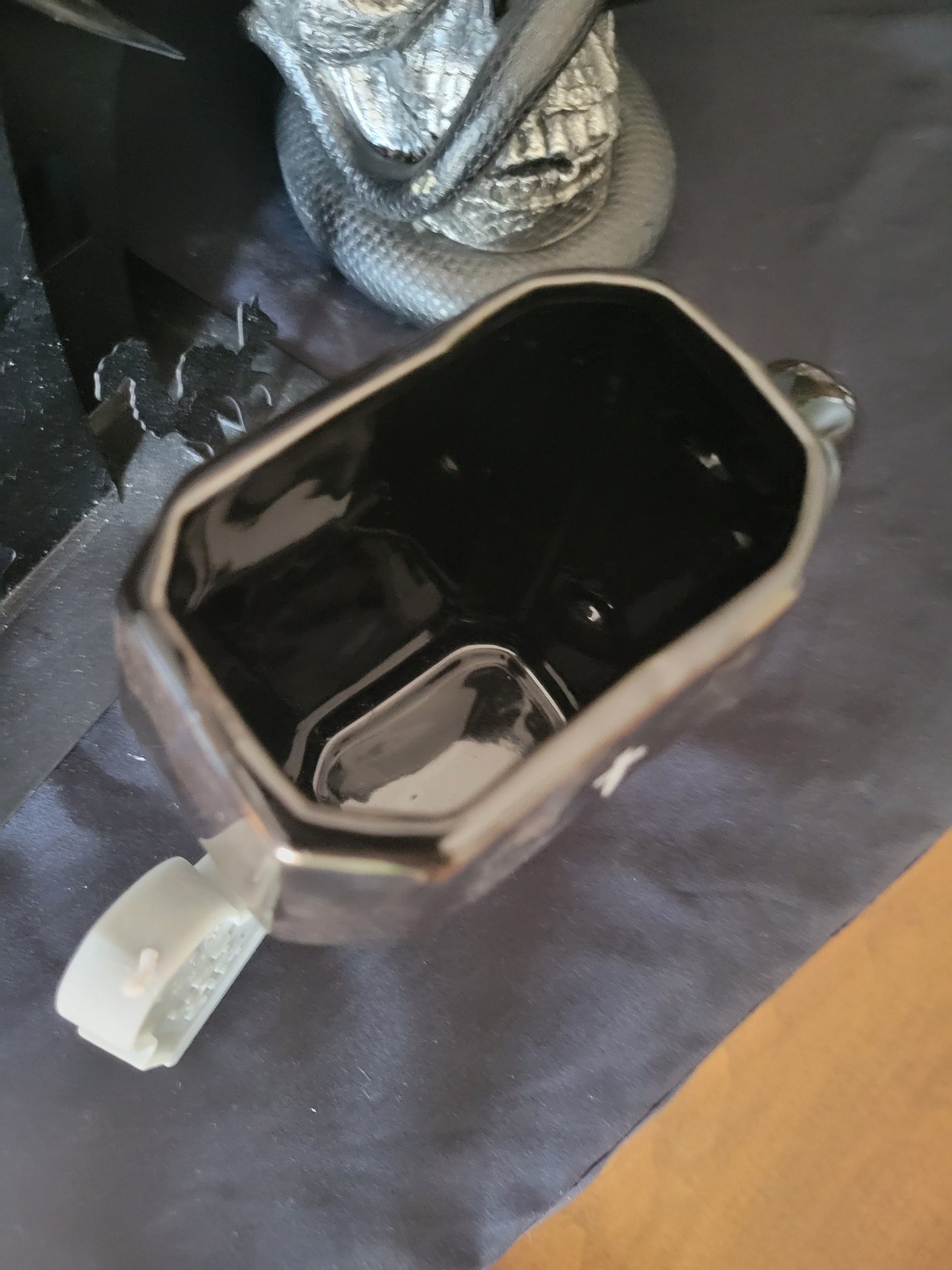 Death Before Decaf Coffin Mug