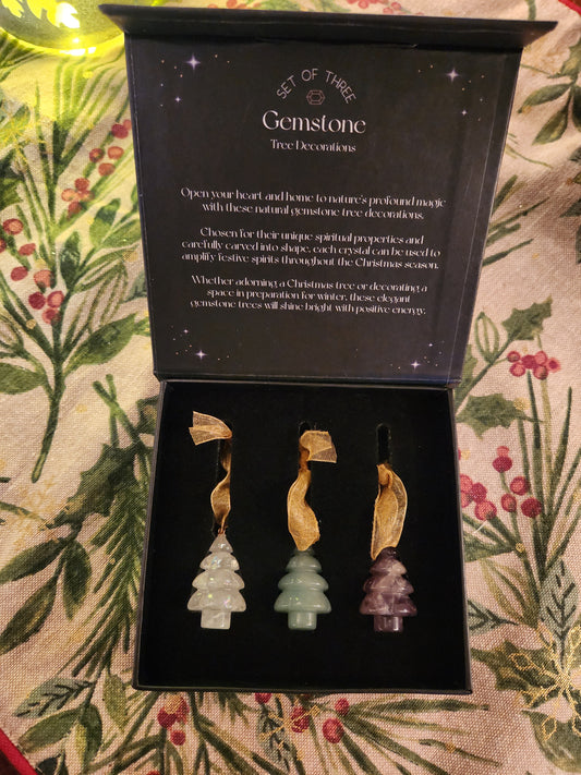 Crystal Tree Ornament Set