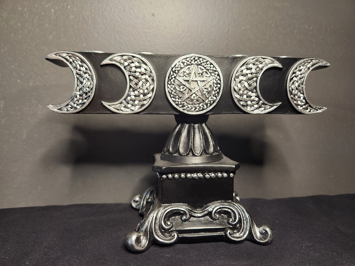 Triple Moon Candle Holder