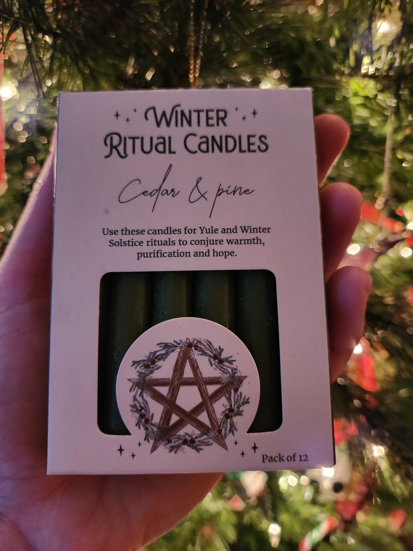 Winter Solstice Magic Candles